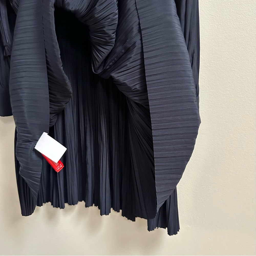 Joie Jazelle Pleated Ruffle Flounce Dress Navy, Size 4 - Picture 9 of 17